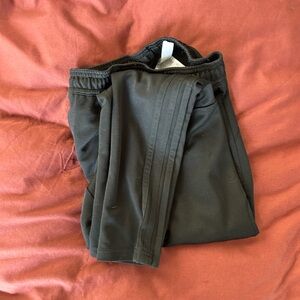 Adidas unisex all black track pants/sweats